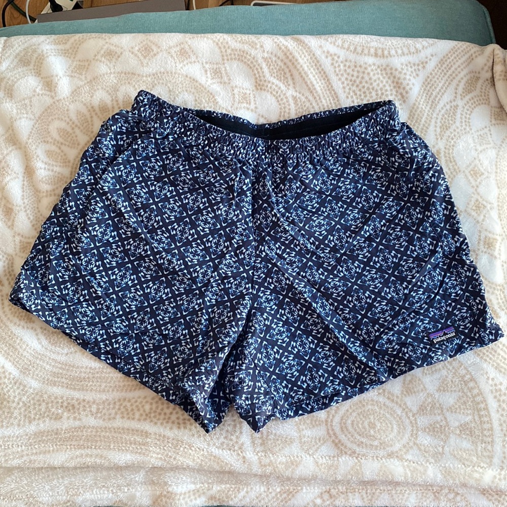 Patagonia shorts size M. 4 inch inseam. Blue.